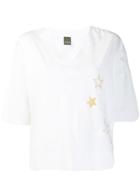 Lorena Antoniazzi Embroidered Star T-shirt - White