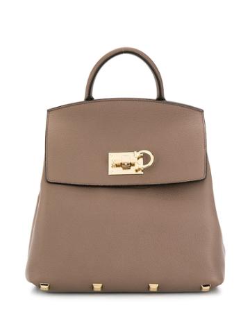 Salvatore Ferragamo Studio Backpack - Brown