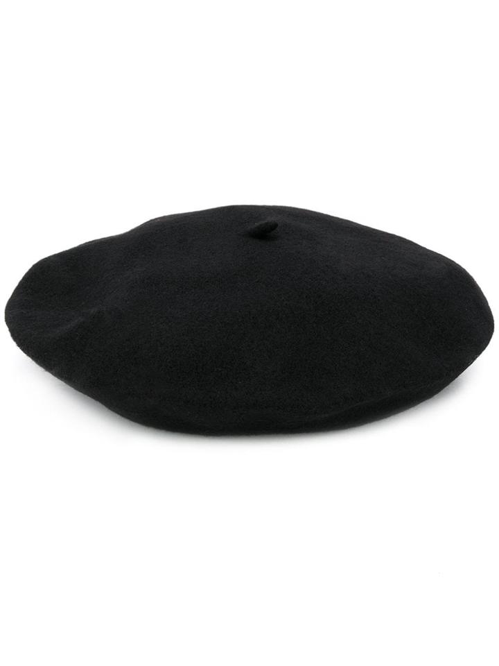 Celine Robert Knitted Beret Hat - Black