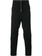 White Mountaineering Drawstring Trousers, Men's, Size: 1, Black, Cotton/polyester/polyurethane/rayon