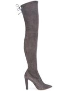 Jean-michel Cazabat 'elvira' Thigh High Boots - Grey