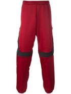 Astrid Andersen Colour Block Track Pants, Men's, Size: Medium, Red, Polyamide/polyester