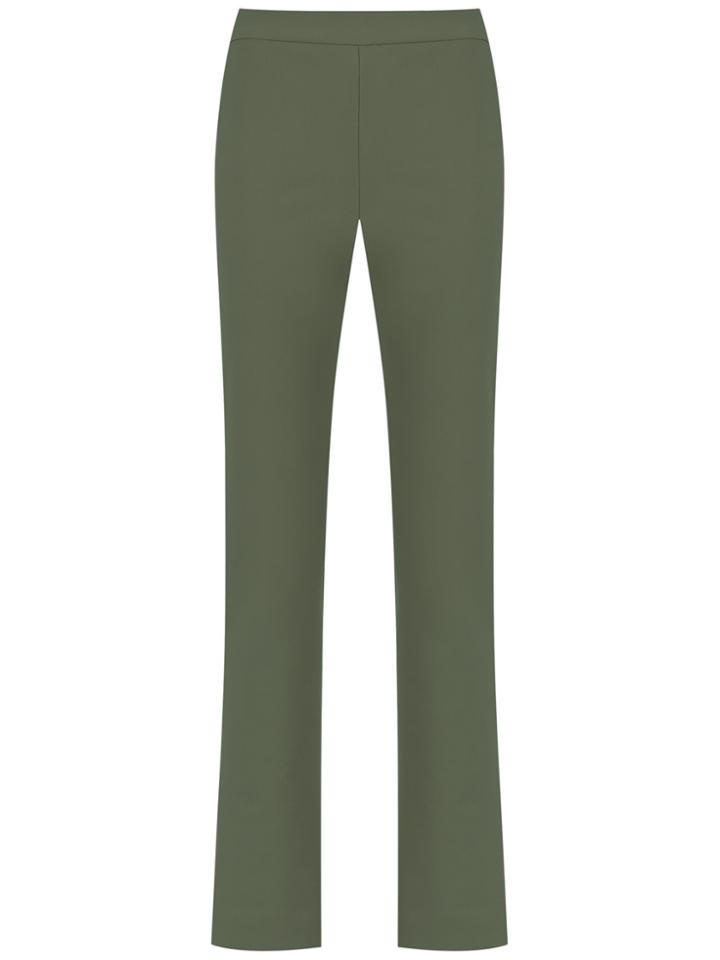 Gloria Coelho High Rise Straight-fit Trousers - Green