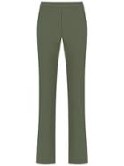Gloria Coelho High Rise Straight-fit Trousers - Green
