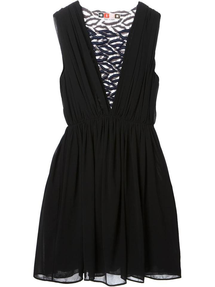 Msgm Embroidered Lip Detail Dress
