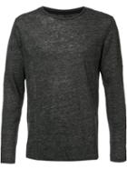 Rag & Bone 'owen' Jumper, Men's, Size: Xl, Grey, Linen/flax