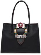 Miu Miu Embellished Tote Bag - Black