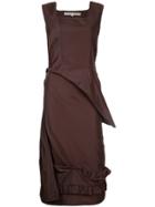 Comme Des Garçons Vintage Asymmetrical Dress - Brown