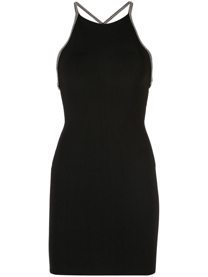 Alexander Wang Fitted Halterneck-dress - Black