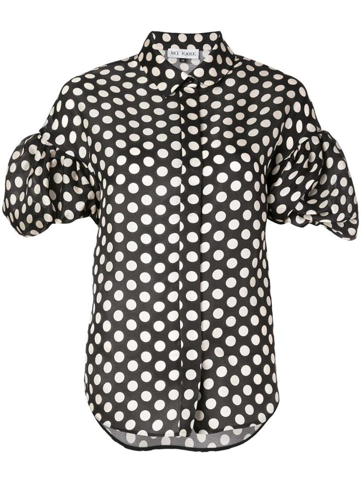 Dice Kayek Polka Dot Blouse - Black