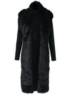 Tufi Duek Ribbed Coat - Black