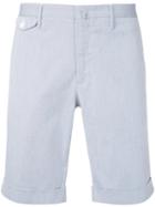Incotex - Striped Chino Shorts - Men - Cotton - 46, Blue, Cotton