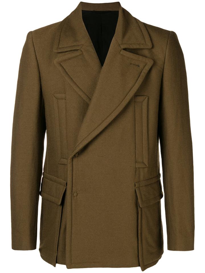 Ann Demeulemeester Military Jacket - Brown