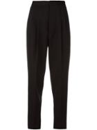 Saint Laurent 'iconic Le Smoking' Tube Trousers, Women's, Size: 36, Black, Silk/cotton/viscose/virgin Wool