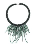 Fabiana Filippi Multi String Beaded Necklace - Green