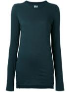 Labo Art - Long Sleeve Top - Women - Cotton/spandex/elastane - 2, Green, Cotton/spandex/elastane