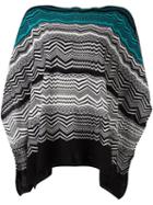 Missoni Zig Zag Knit Poncho, Women's, Acrylic/wool