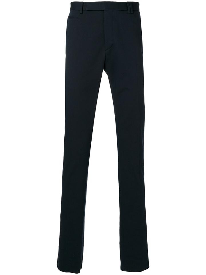 Oscar De La Renta Satin Waistband Skinny Trousers - Black