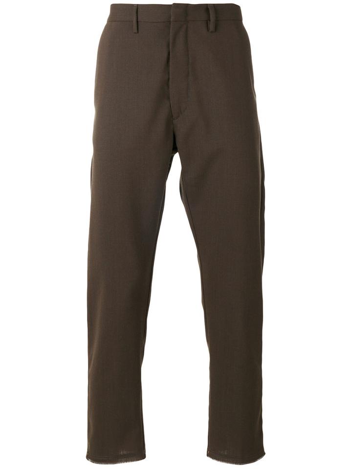Pence Classic Chinos, Men's, Size: 50, Green, Virgin Wool