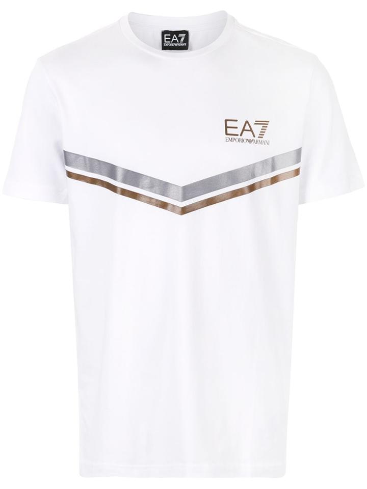 Ea7 Emporio Armani Thsirt Graphic Soccer - White