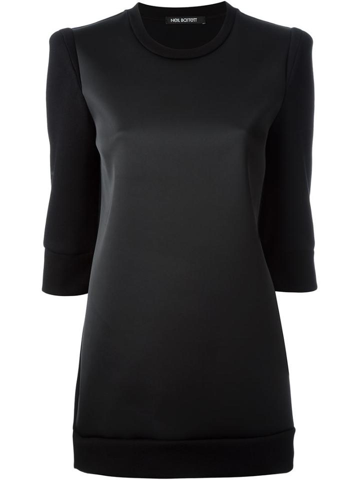 Neil Barrett Boxy Long Line Sweatshirt
