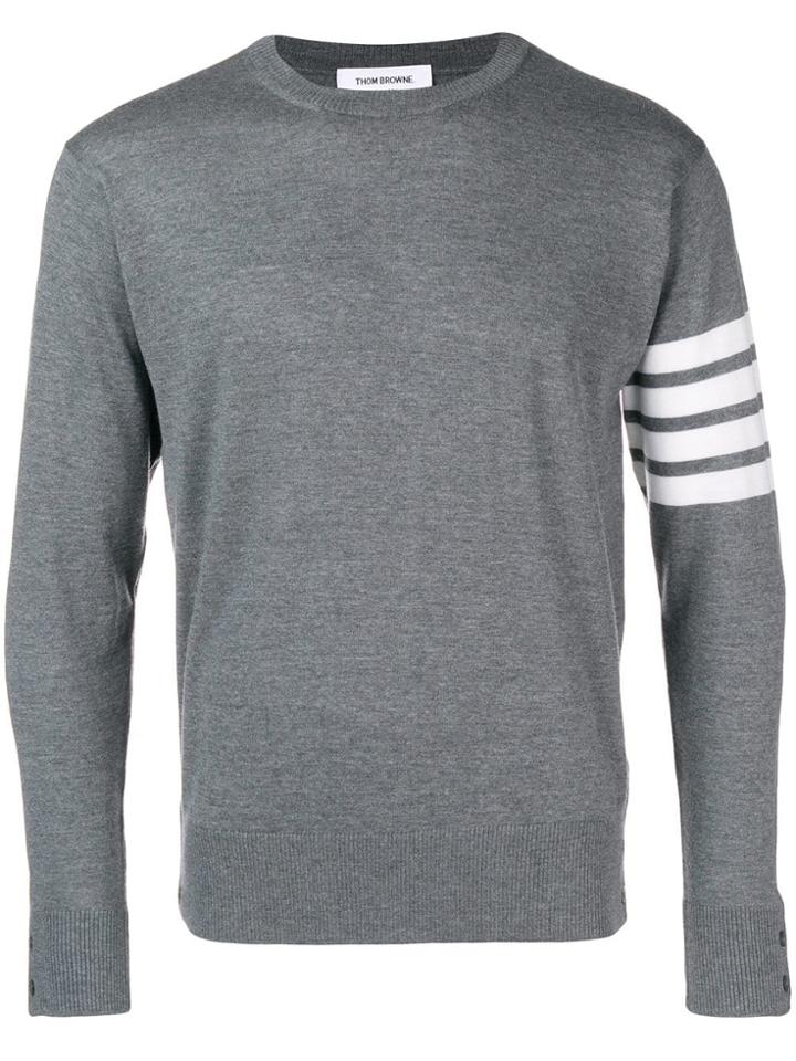 Thom Browne Basic Jumper - Grey