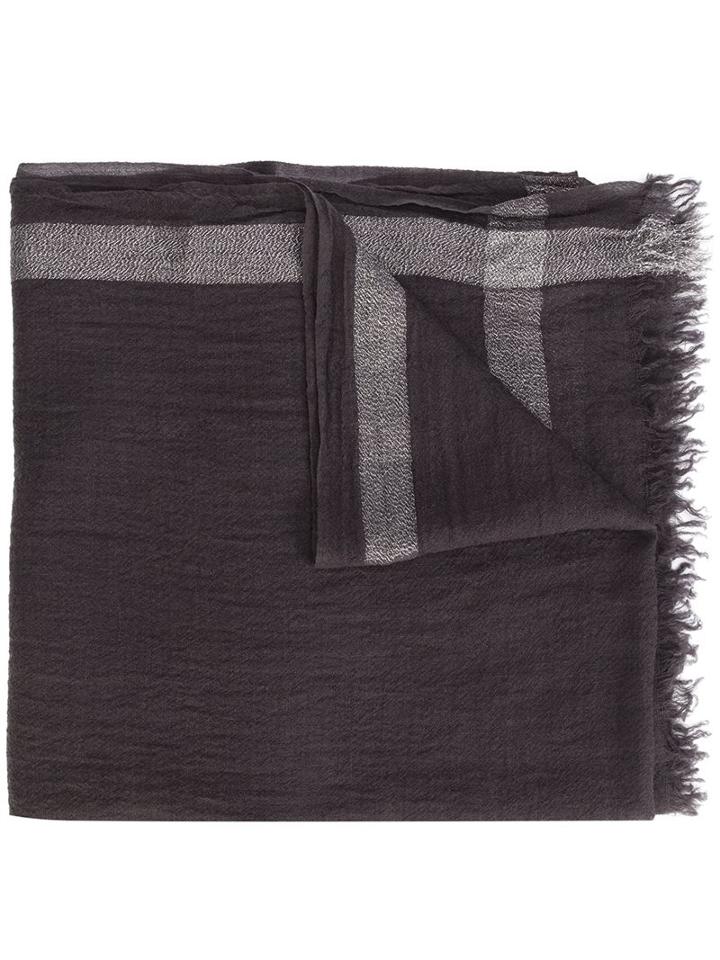 Faliero Sarti 'platinette' Scarf, Women's, Grey, Virgin Wool