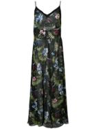 Fleur Du Mal Full Sweep Dress, Size: Medium, Black, Silk