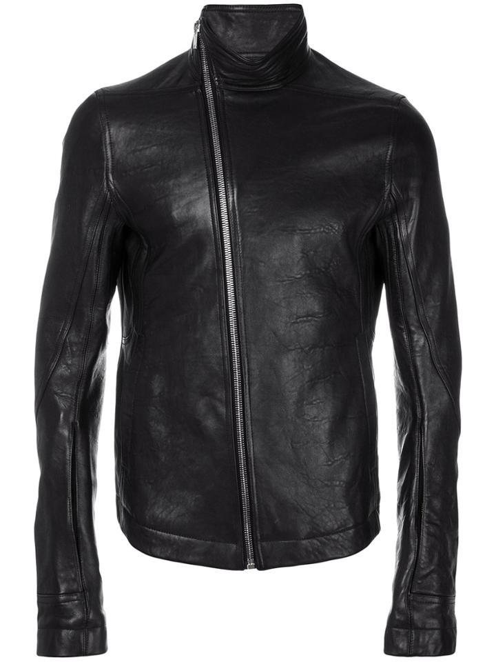 Rick Owens Mollino Biker Jacket - Black