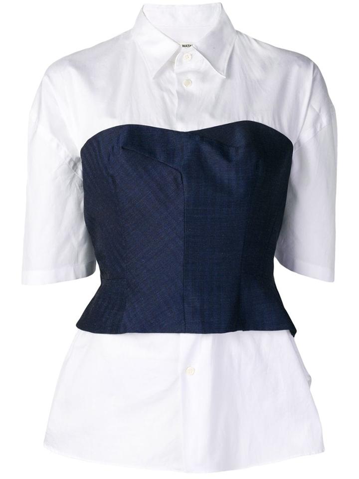 Junya Watanabe Corset Layer Shirt - White