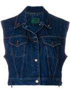 Jean Paul Gaultier Vintage Boxy Denim Jacket - Blue