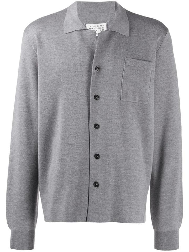 Maison Margiela Button-down Pocket Cardigan - Grey
