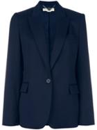 Stella Mccartney 'ingrid' Blazer, Women's, Size: 42, Blue, Cotton/viscose/wool