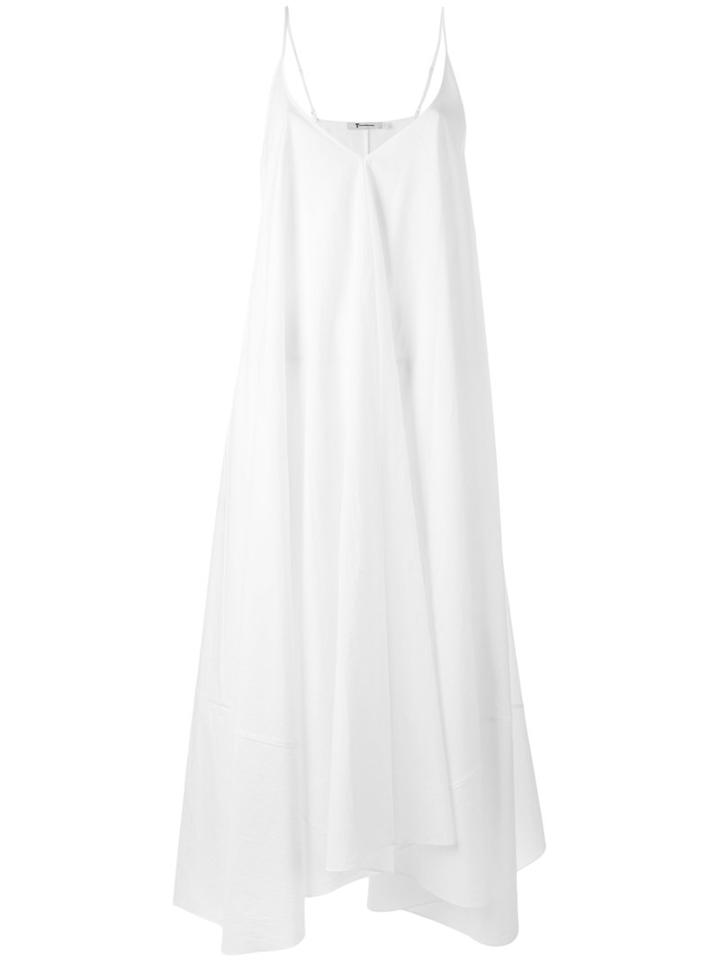 T By Alexander Wang - Camisole Trapeze Dress - Women - Cotton - 2, White, Cotton