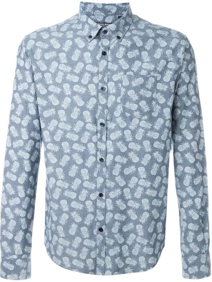 Woolrich Pineapple Print Shirt