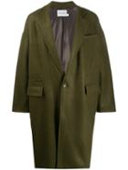 The Silted Company Single-breasted Coat - Green