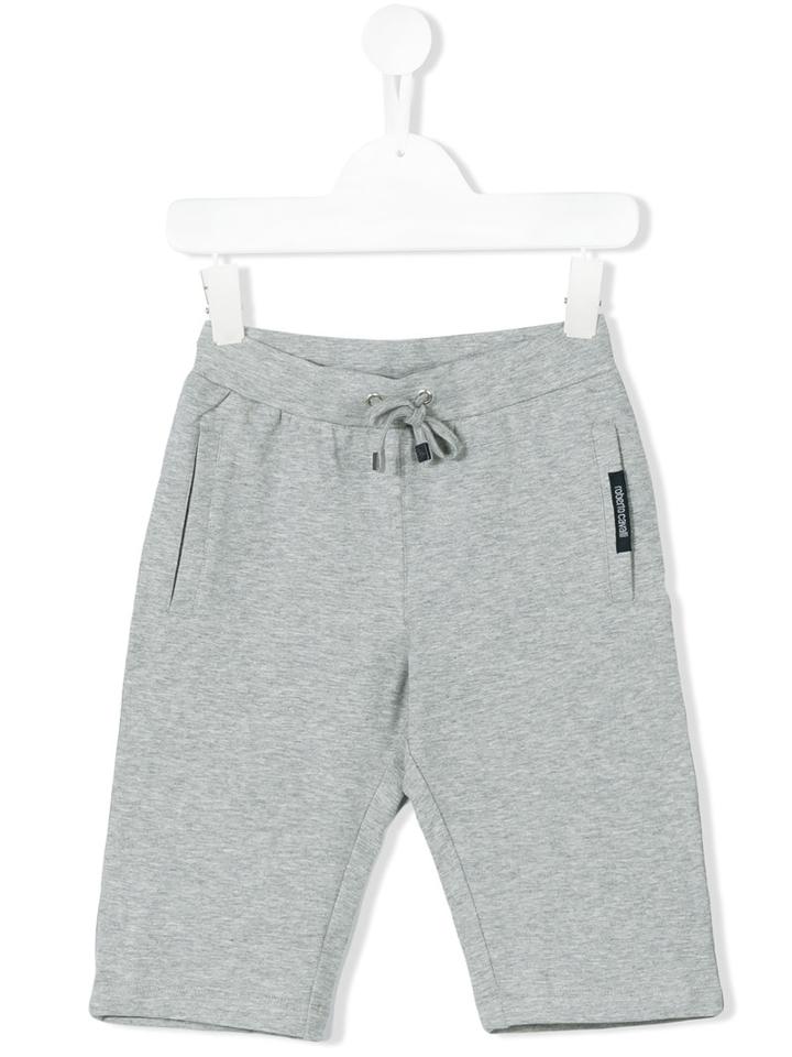 Roberto Cavalli Kids - Track Shorts - Kids - Cotton/elastodiene - 4 Yrs, Toddler Boy's, Grey