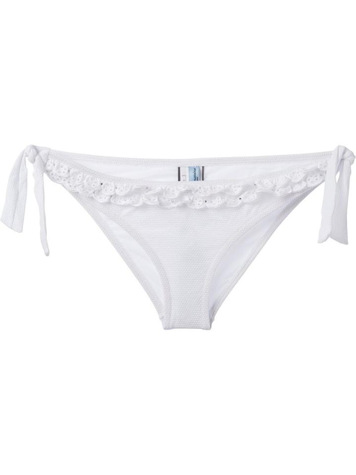 Blumarine Frill Trim Bikini Bottoms