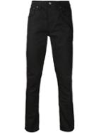 Nudie Jeans Co Grim Tim Black Ring Tapered Jeans, Men's, Size: 30/32, Organic Cotton/spandex/elastane