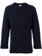 Yohji Yamamoto Vintage Raw Hem Jumper, Men's, Size: 3, Blue
