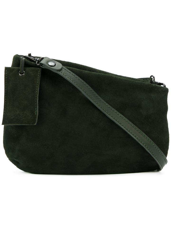 Marsèll Diagonal Cut Shoulder Bag - Green