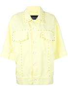 Marco Bologna Oversized Studs Denim Jacket - Yellow & Orange
