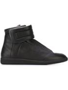 Maison Margiela Future Hi-top Sneakers, Men's, Size: 41, Black, Calf Leather/leather/rubber