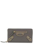 Balenciaga Buckle Detail Purse - Grey