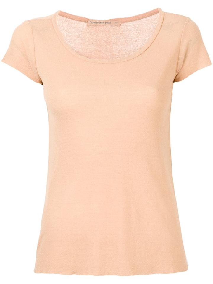 Transit Round Neck T-shirt - Neutrals