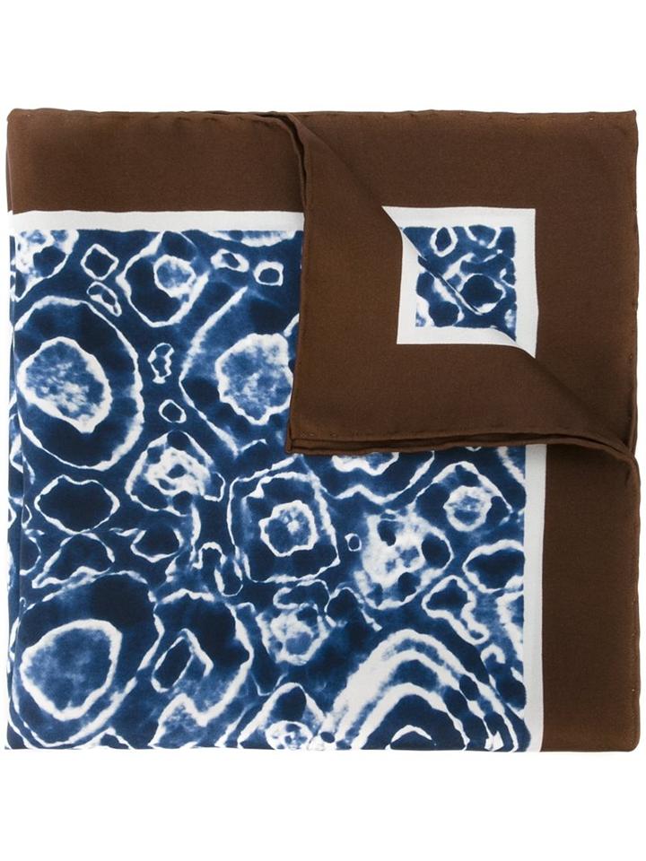 Kiton Tie-dye Pocket Square