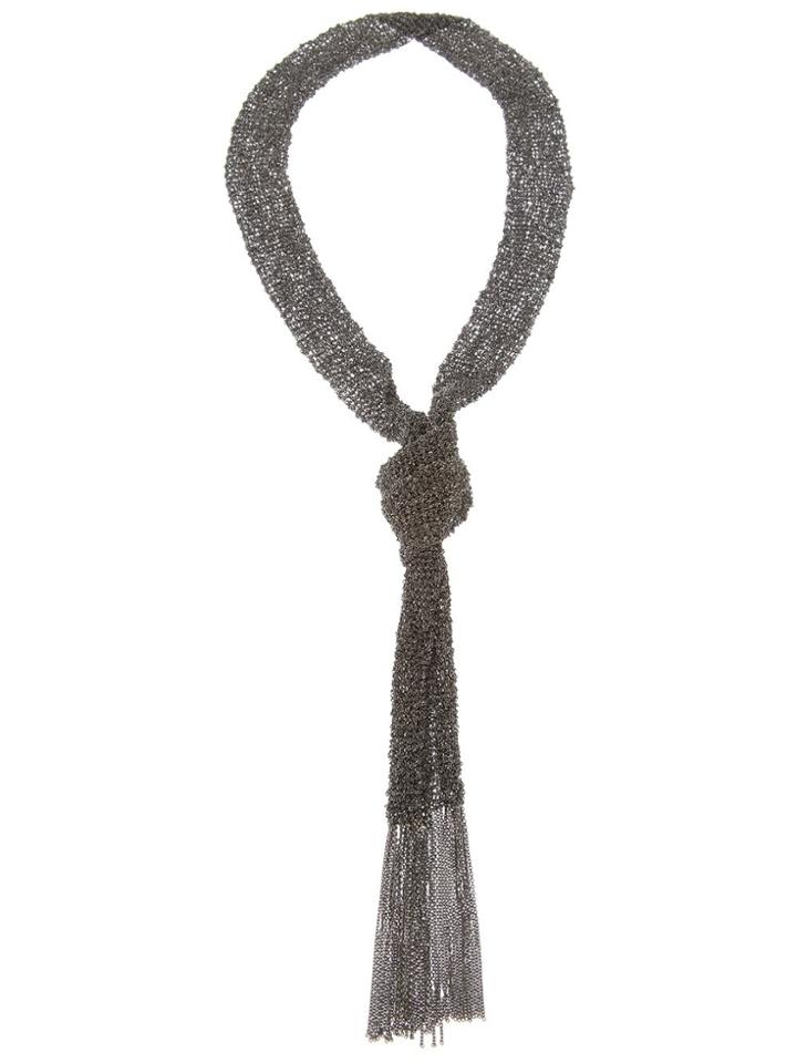 Christian Koban Woven Necklace - Black