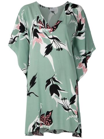 Brigitte Brigitte 29k78v Estampa Verde Rayon - Multicolour