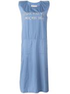 Jc De Castelbajac Vintage Embroidered Denim Dress