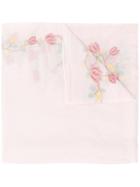 Faliero Sarti Floral Embroidered Scarf - Pink